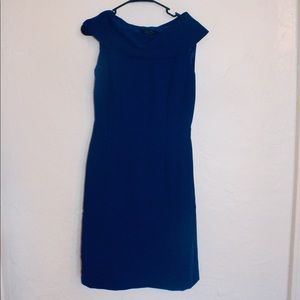 Tahari royal blue dress